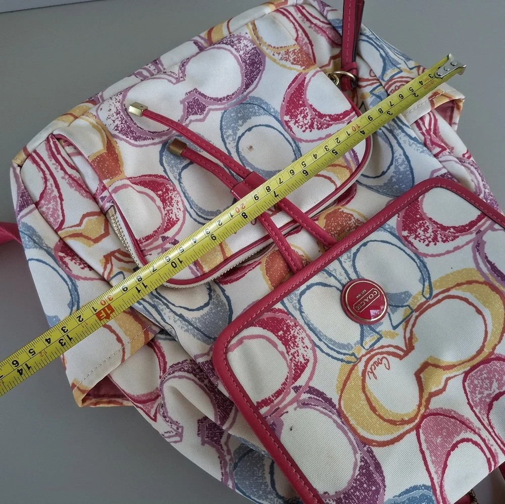 Coach Multicolor Backpack - Picture 10 of 15